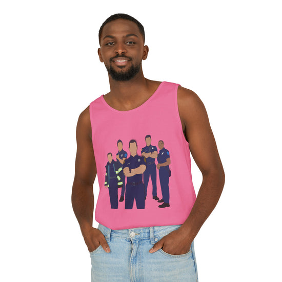 9-1-1 Group Tank Top - Fandom-Made