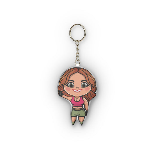 Ruby Roundhouse Mini Plush Keychain - Fandom-Made