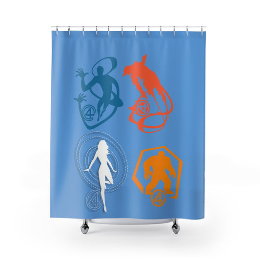 Fantastic Four Shower Curtain - Fandom-Made