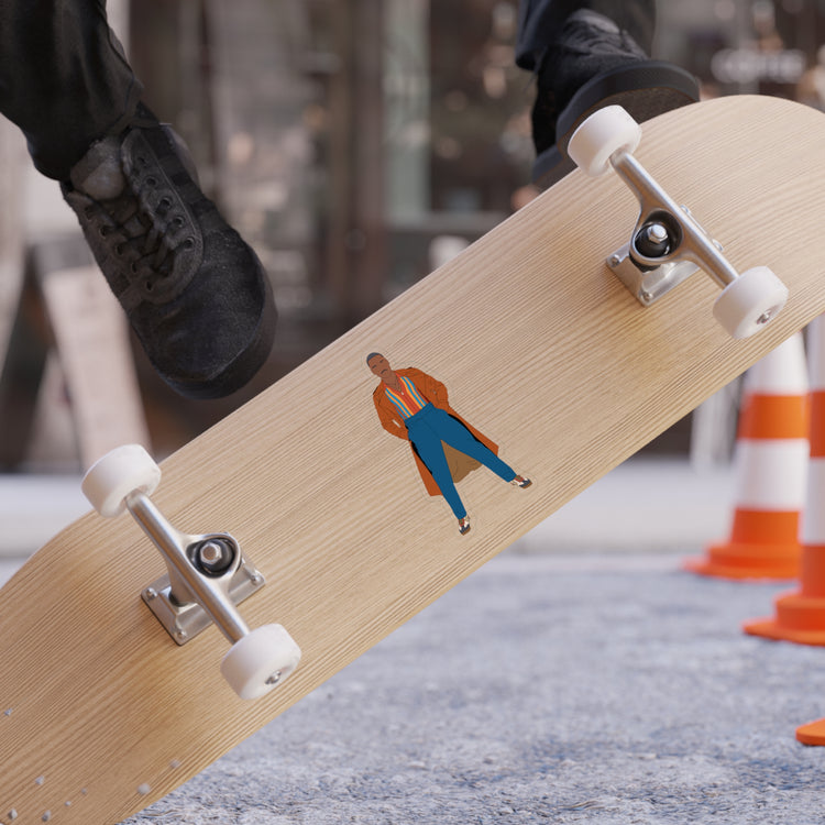 The Fifteenth Doctor Transparent Sticker - Fandom-Made