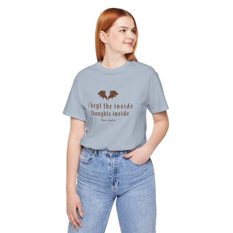Thoughts Inside Unisex T-Shirt - Fandom-Made
