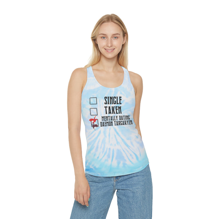 Mentally Dating Daemon Targaryen Racerback Tank Top - Fandom-Made