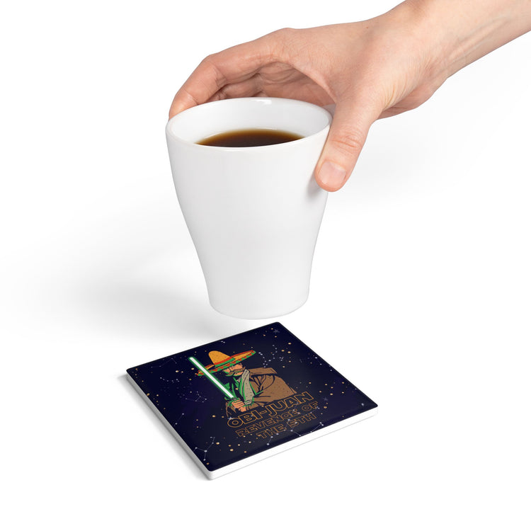 Obi-Juan Ceramic Coaster