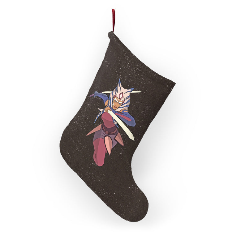 Ahsoka Leaping Christmas Stocking - Fandom-Made