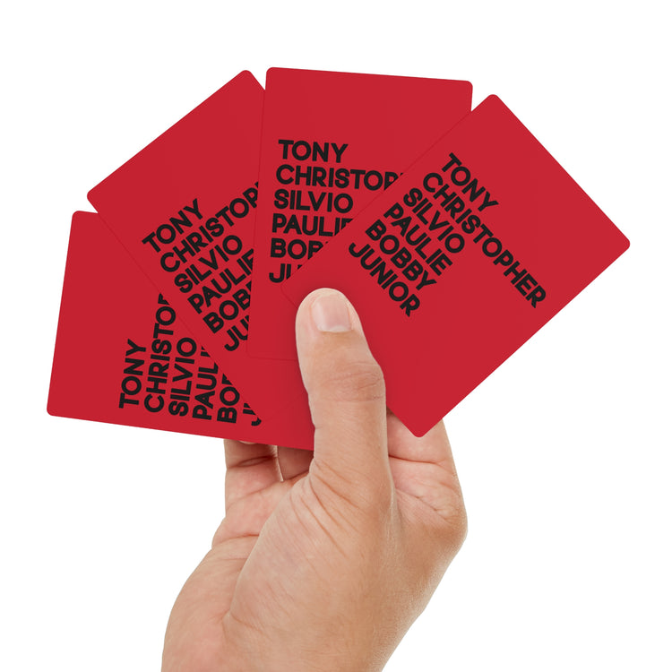 Sopranos Poker Cards - Fandom-Made