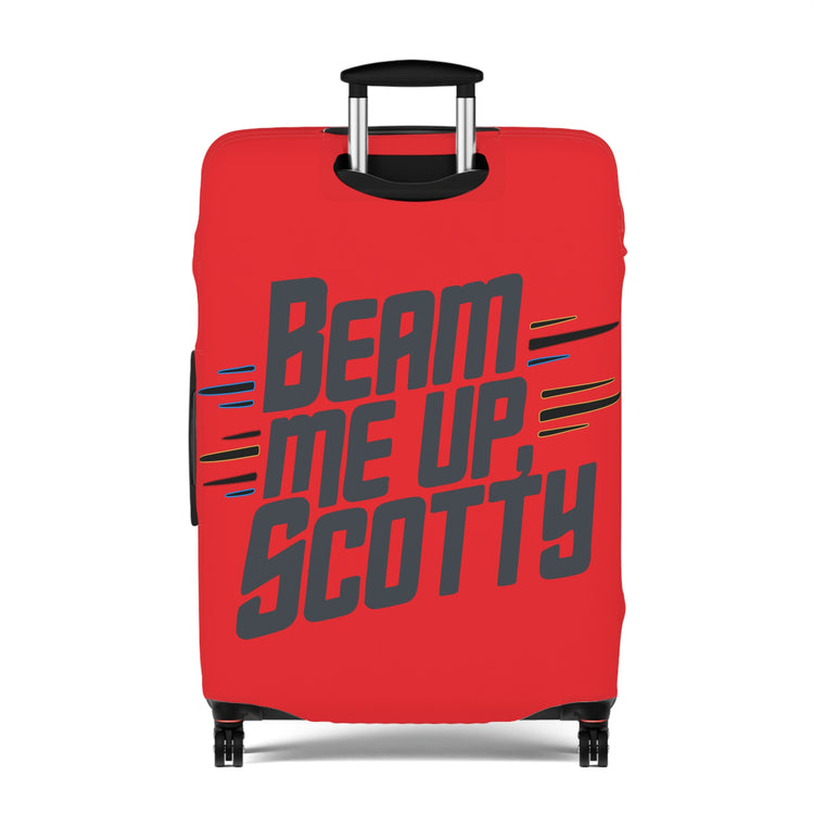 Beam Me Up Luggage Cover - Fandom-Made