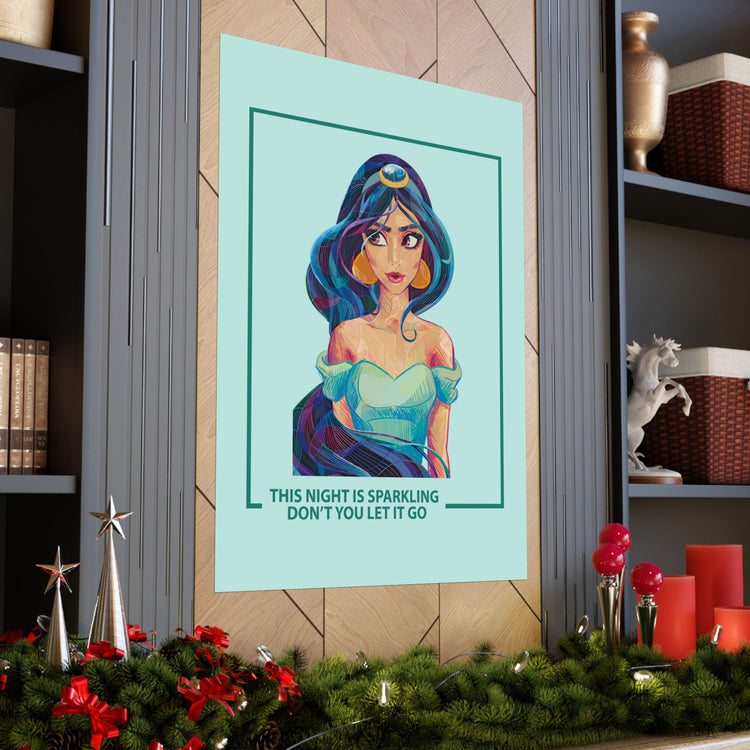 The Night Is Sparkling Poster - Fandom-Made