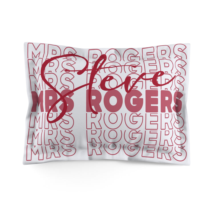 Mrs. Steve Rogers Pillow Sham