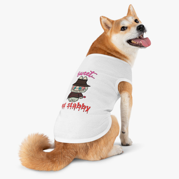 Sweet But Stabby Pet Tank Top - Fandom-Made