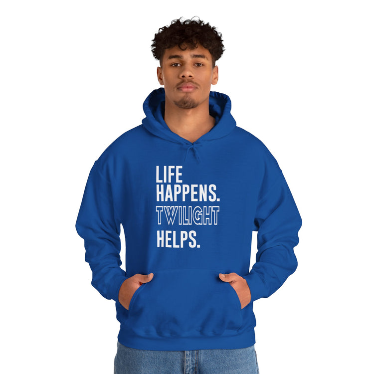 Life Happens Twilight Helps Hoodie - Fandom-Made