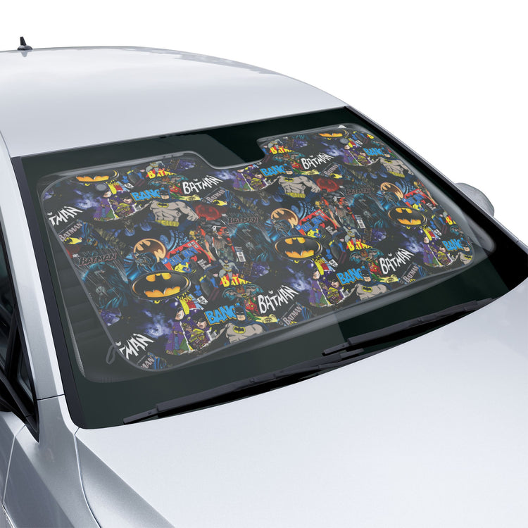 Batsy Comics Car Sunshade - Fandom-Made