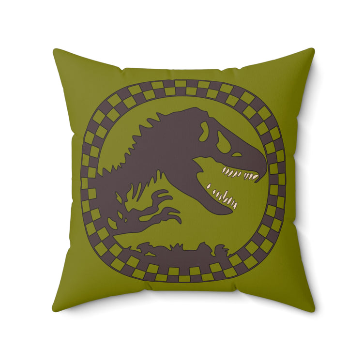 Checkered Past Square Pillow - Fandom-Made