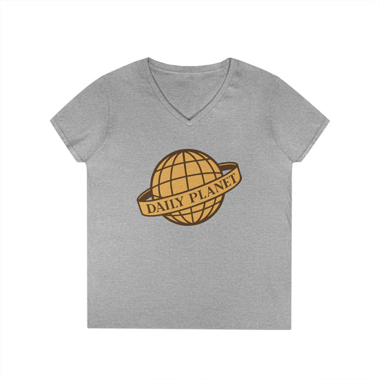 Daily Planet V-Neck Tee - Fandom-Made
