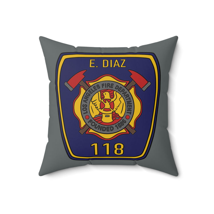 Eddie Diaz Square Pillow - Fandom-Made