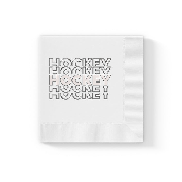 Hockey Hockey Hockey Napkins - Fandom-Made