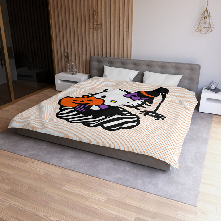 Witchy Kitty Duvet Cover