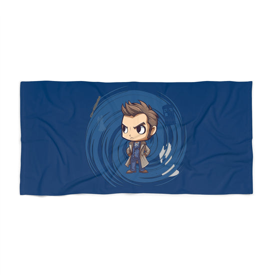 Timey Wimey Tenth Doctor Beach Towel - Fandom-Made