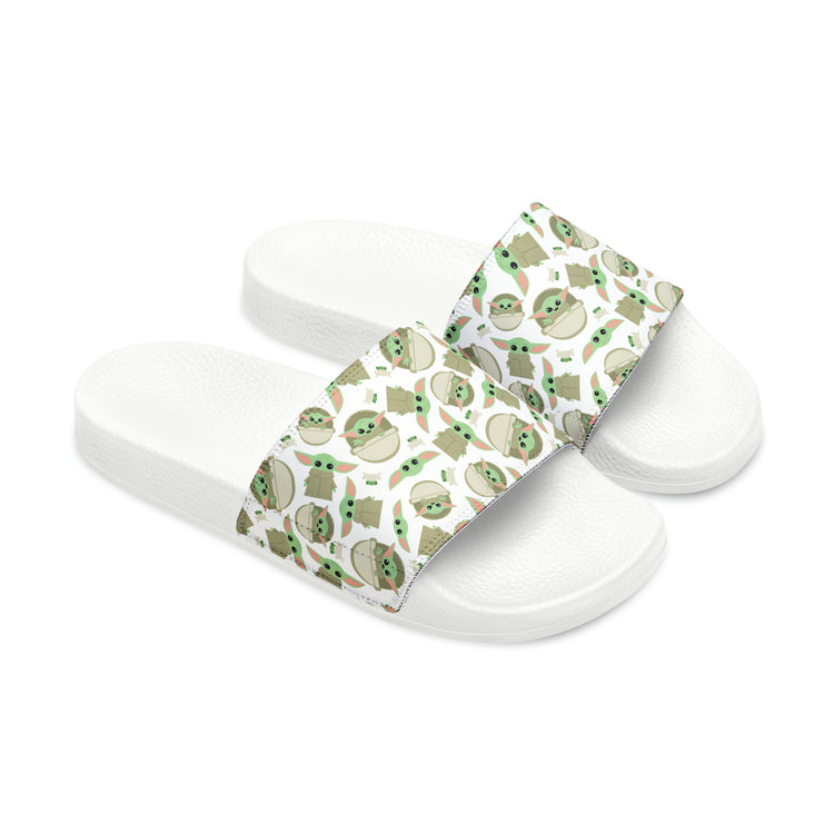 Grogu All-Over Print Youth Slides - Fandom-Made