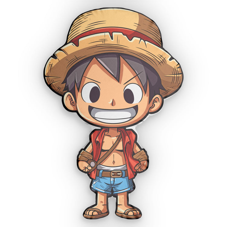 Luffy-Shaped Pillow - Fandom-Made