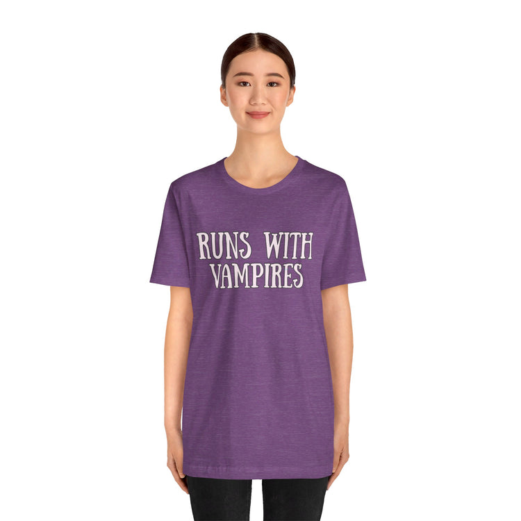 Runs With Vampires T-Shirt - Fandom-Made