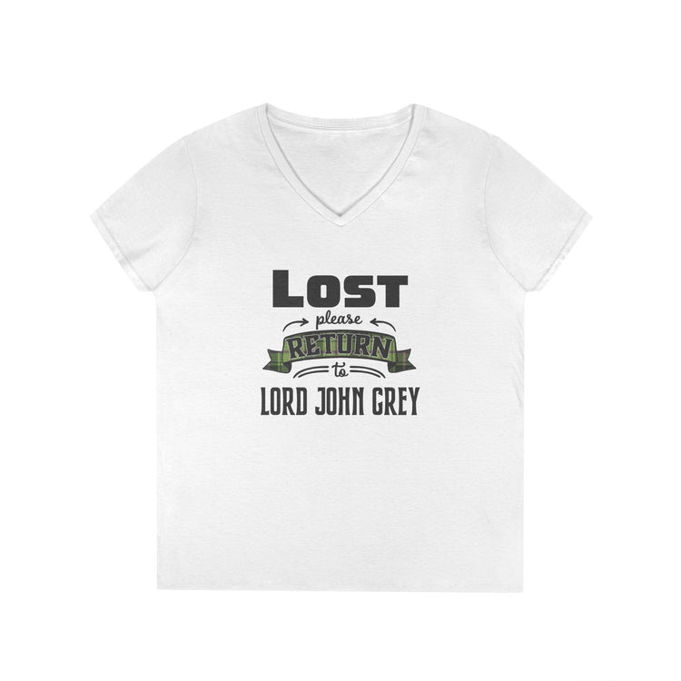 Lost Return To... Lord John Grey V-Neck Tee - Fandom-Made