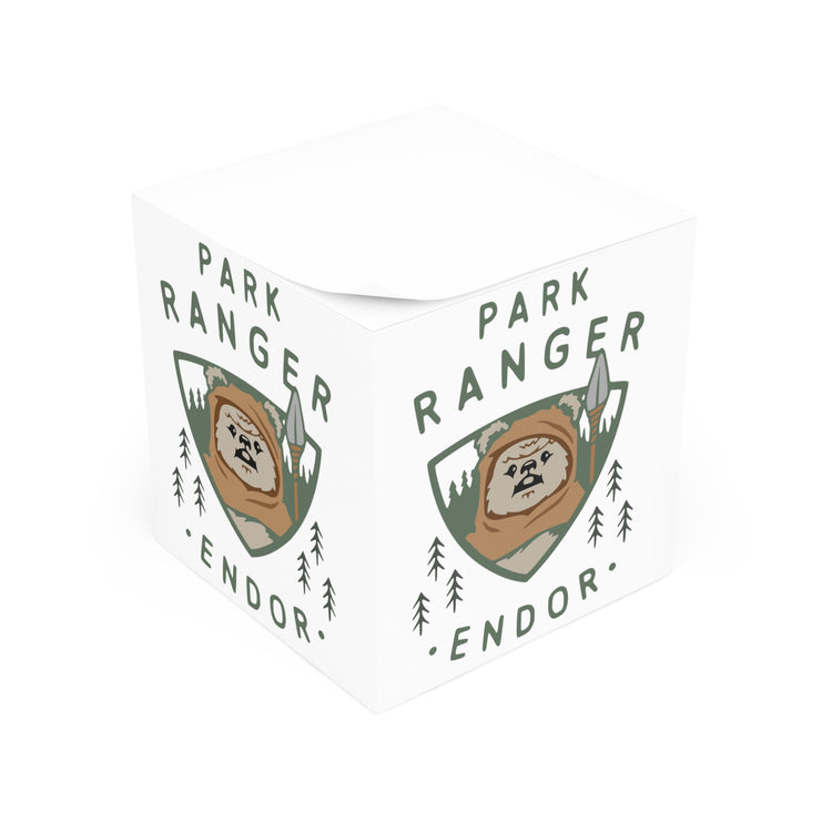 Endor Park Ranger Note Cube - Fandom-Made