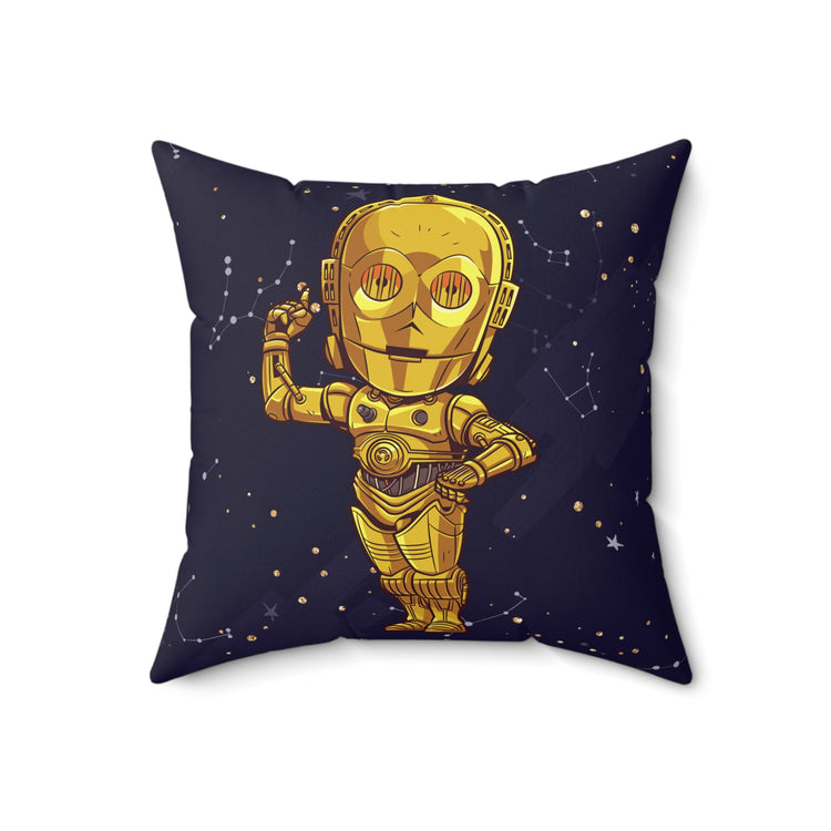 Droids Square Pillow - Fandom-Made