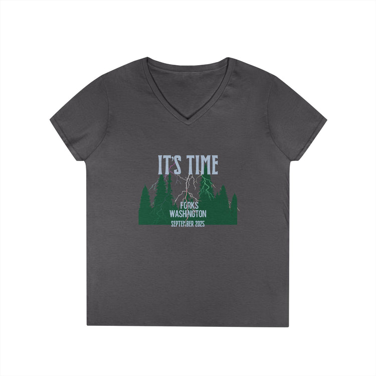 It's Time V-Neck Tee - Fandom-Made