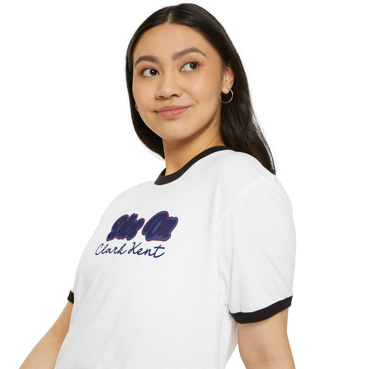 Dibs On Clark Kent Ringer T-Shirt - Fandom-Made