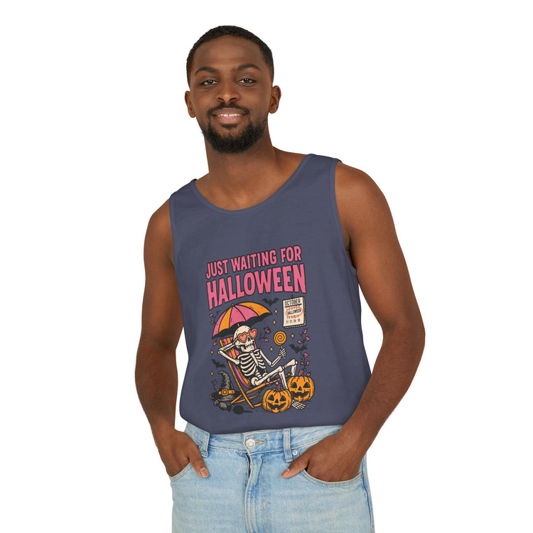 Just Waiting For Halloween Tank Top - Fandom-Made