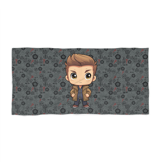 Dean Winchester All-Over Print Beach Towel - Fandom-Made