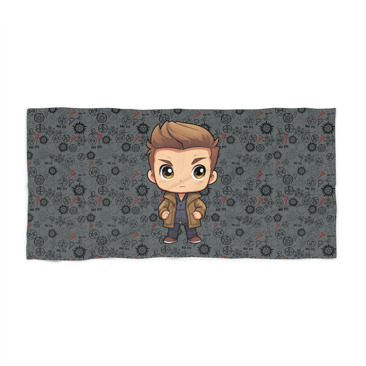 Dean Winchester All-Over Print Beach Towel - Fandom-Made