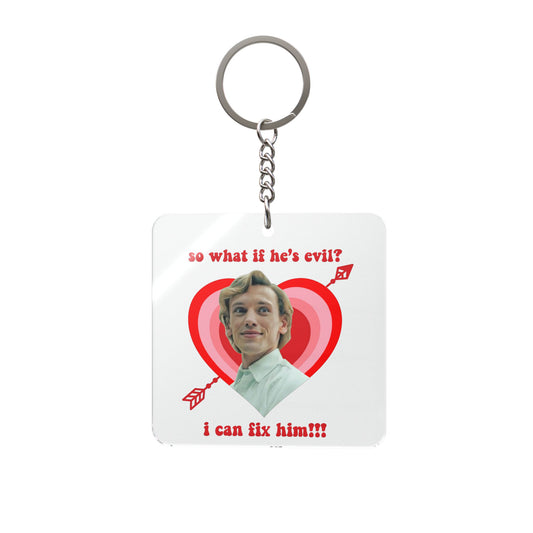 Evil Square Keychain - Fandom-Made