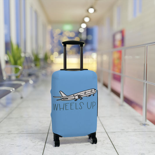 Wheels Up Luggage Cover - Fandom-Made