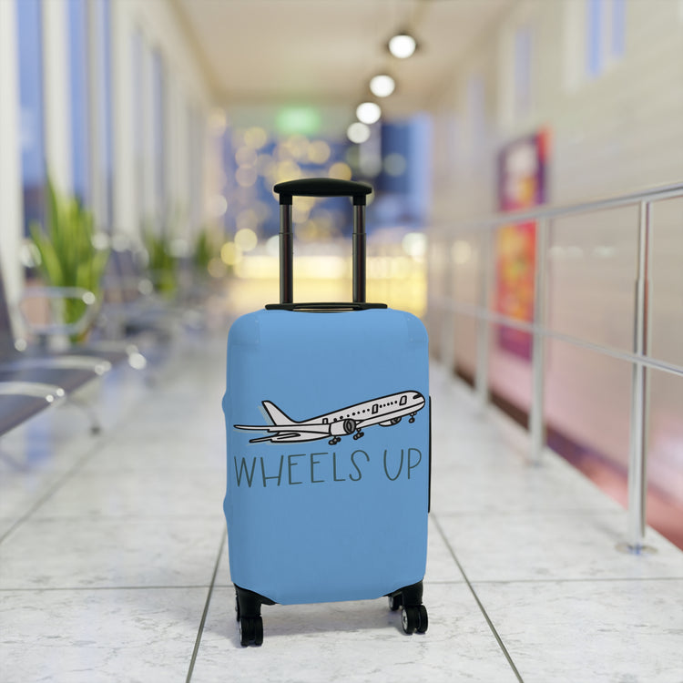 Wheels Up Luggage Cover - Fandom-Made