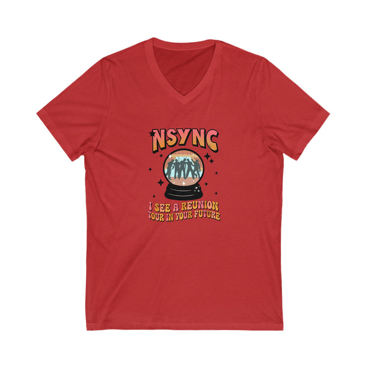 *NSYNC Reunion V-Neck Tee - Fandom-Made