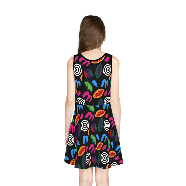 Jane's World Girls' Sleeveless Sundress - Fandom-Made