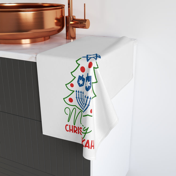 Merry Chrismukkah Hand Towel - Fandom-Made