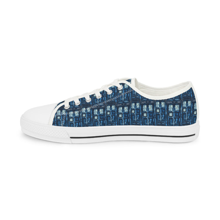 Tardis All-Over Print Men's Sneakers - Fandom-Made