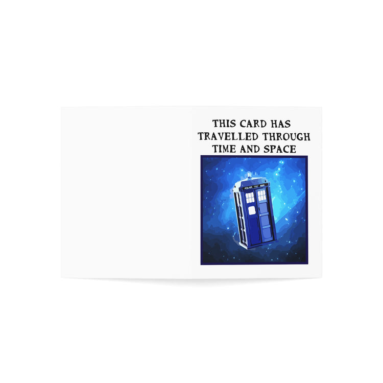 Tardis Birthday Card