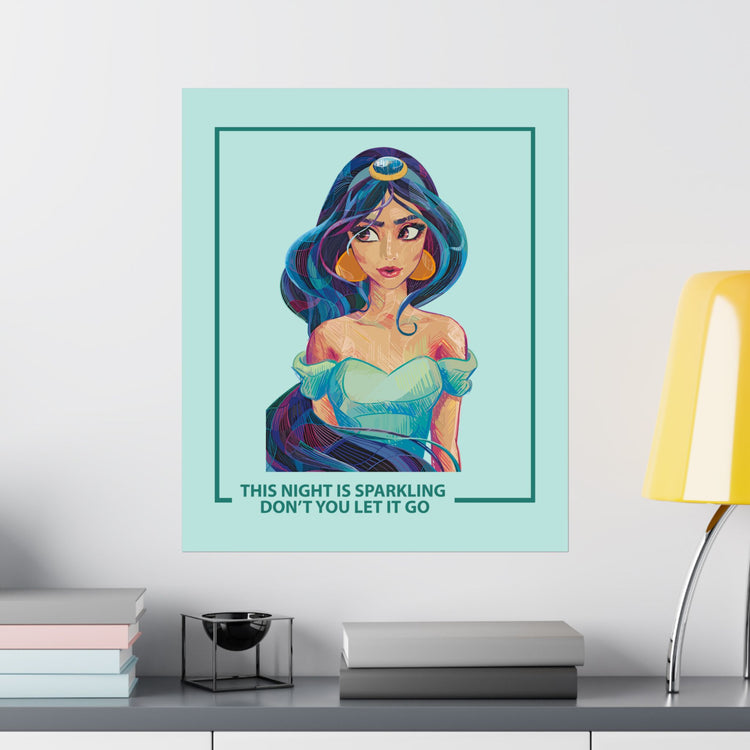 The Night Is Sparkling Poster - Fandom-Made