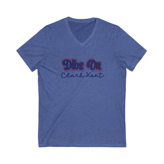 Dibs On Clark Kent V-Neck Tee - Fandom-Made