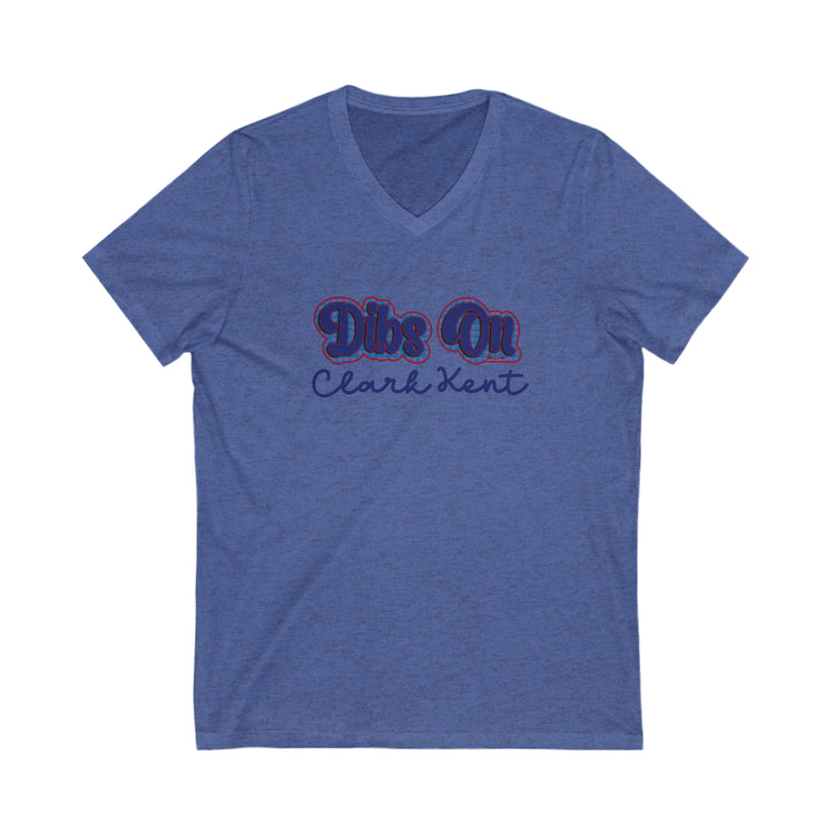 Dibs On Clark Kent V-Neck Tee - Fandom-Made