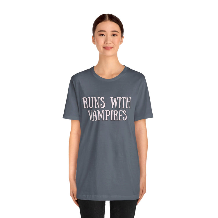 Runs With Vampires T-Shirt - Fandom-Made