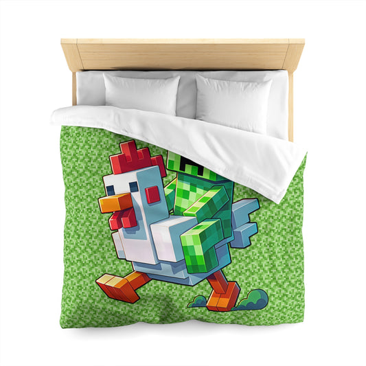 Chicken Jockey Duvet Cover - Fandom-Made