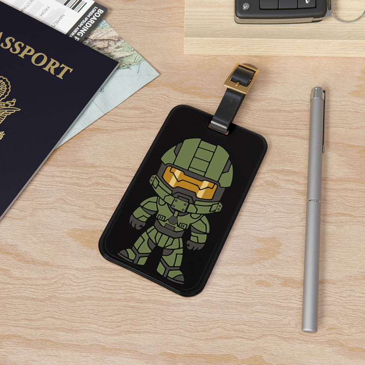 Master Chief Luggage Tag - Fandom-Made