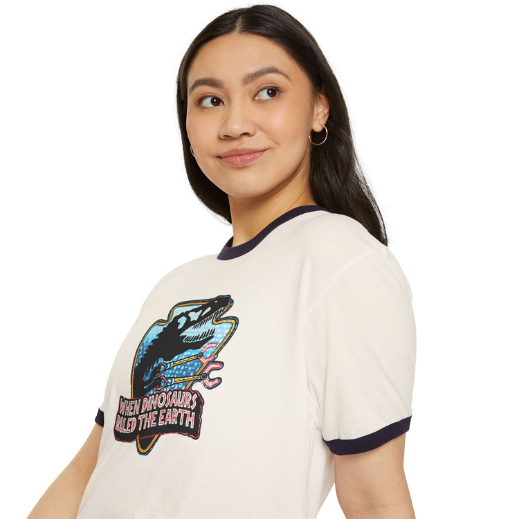 When Dinos Ruled Ringer T-Shirt - Fandom-Made