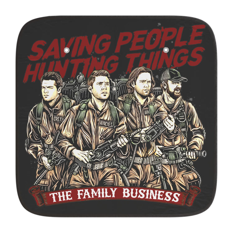 Supernaturalbusters Car Sunshade - Fandom-Made