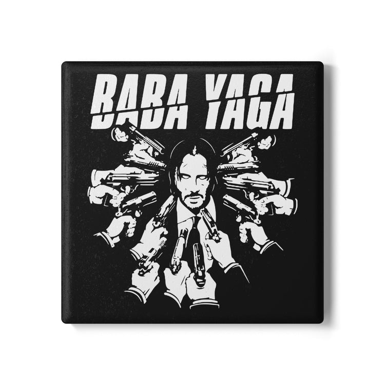 Baba Yaga Ceramic Coaster - Fandom-Made