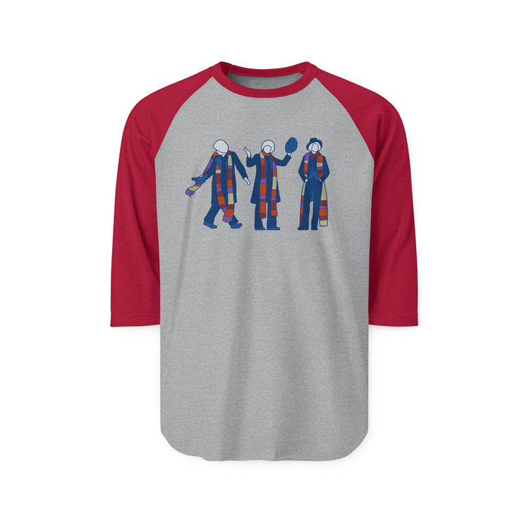 Fourth Doctor 3/4 Raglan Shirt - Fandom-Made